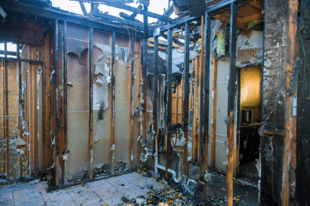 Professional Soot Cleanup technician working in Northfield, OH